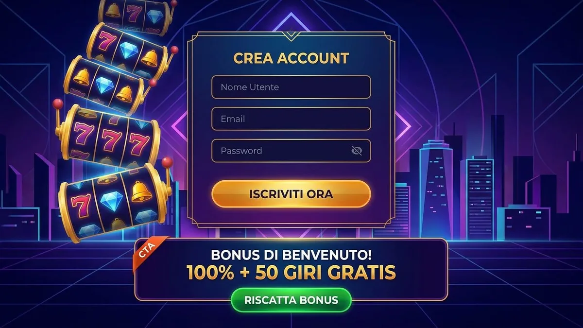 Registrazione con bonus su Magnetic Slots